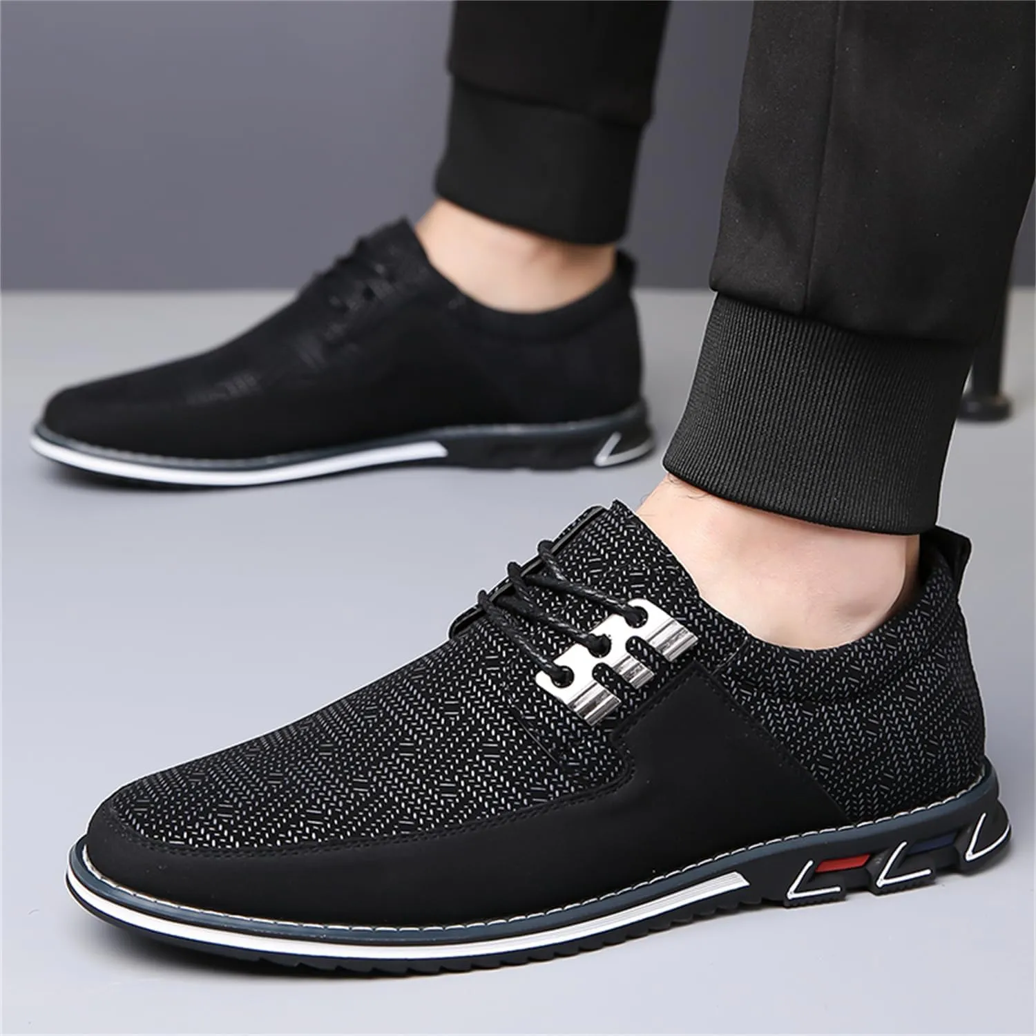 Men's Dress Shoes Comfort Soft Casual Oxford Superior Leather Sneakers Business Derby Shoe Loafers for Working Driving