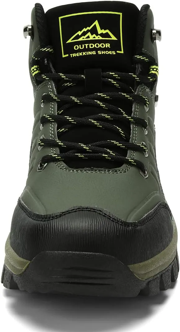 Men's Outdoor Athletic Boots Hiking Boots walking Travel High-Top Waterproof Boots Work Boots For Men