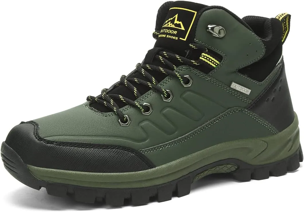 Men's Outdoor Athletic Boots Hiking Boots walking Travel High-Top Waterproof Boots Work Boots For Men