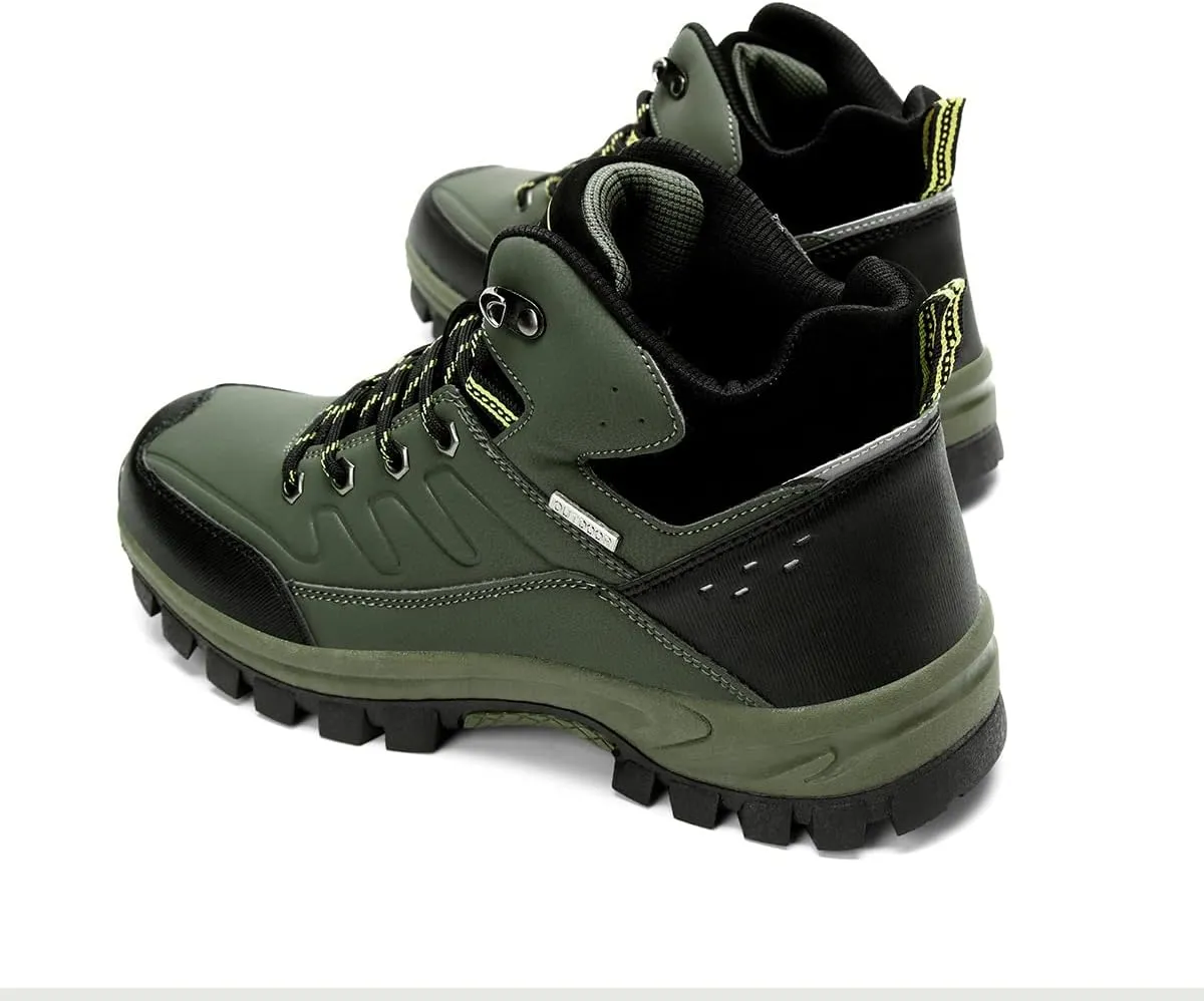 Men's Outdoor Athletic Boots Hiking Boots walking Travel High-Top Waterproof Boots Work Boots For Men