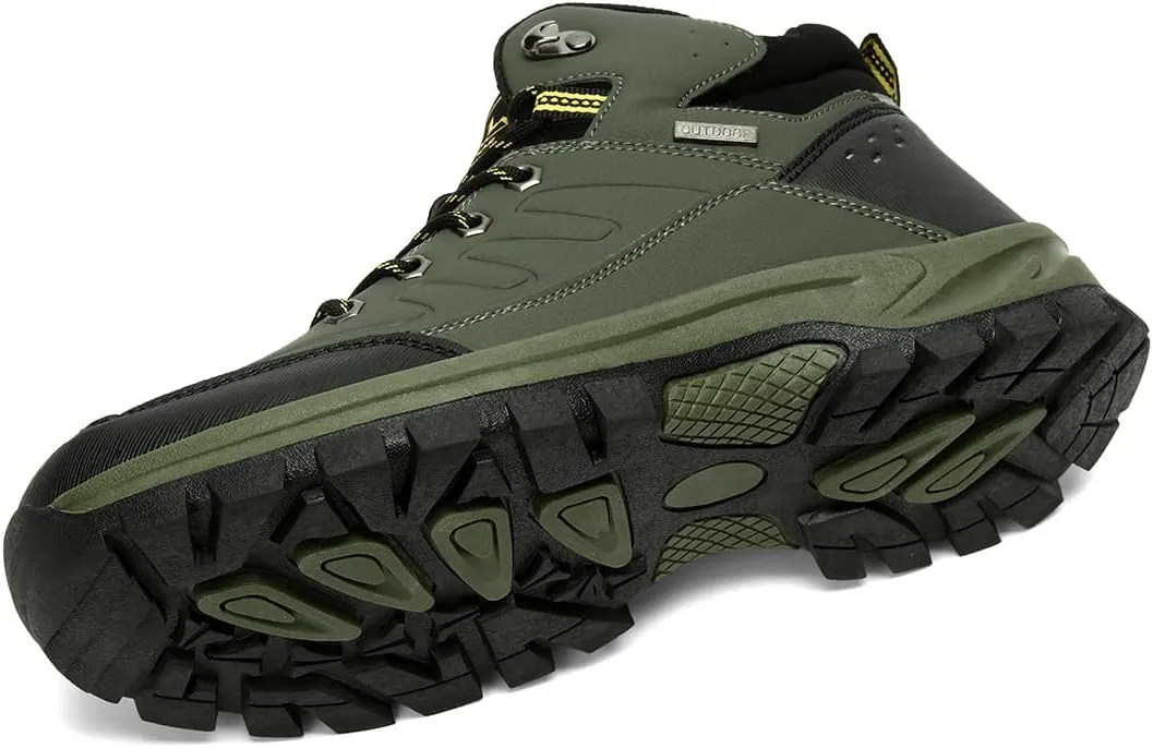 Men's Outdoor Athletic Boots Hiking Boots walking Travel High-Top Waterproof Boots Work Boots For Men