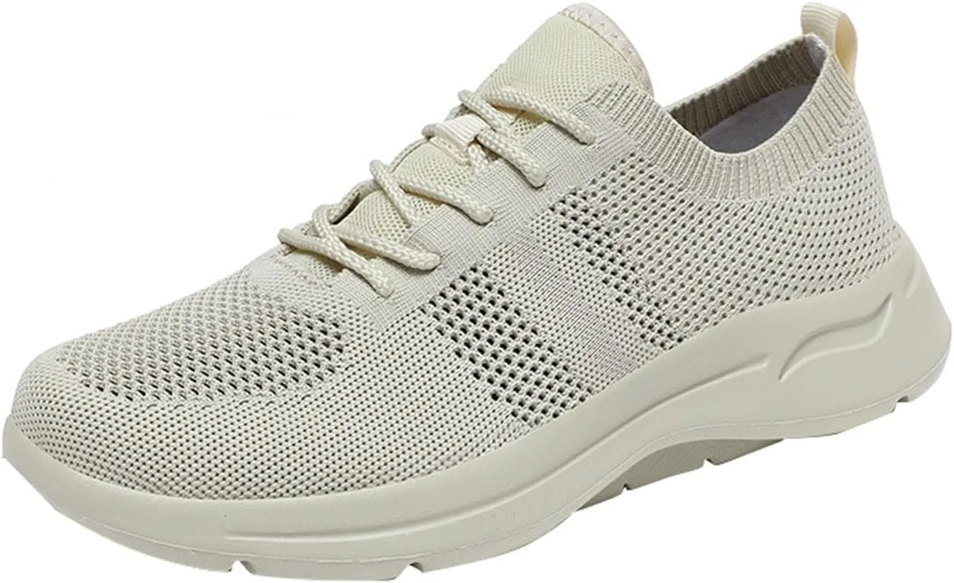 Mens Oxfords Lace-Up Lightweight Casual Walking Shoes Running Shoes for Women Mesh Woman Shoes Casual Chunky Sneakers Red Tennis Shoe Loafers Shoe