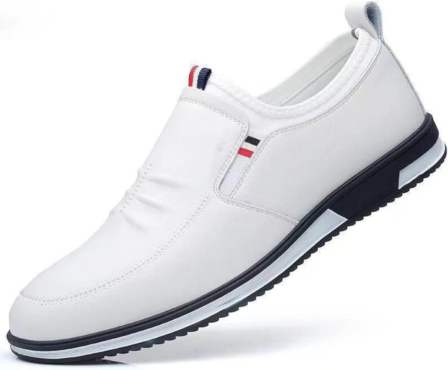 Men's Premium Leather Soft Loafers Slip on Shoes,Casual Fashion Business Office Formal Driving Shoes for Men