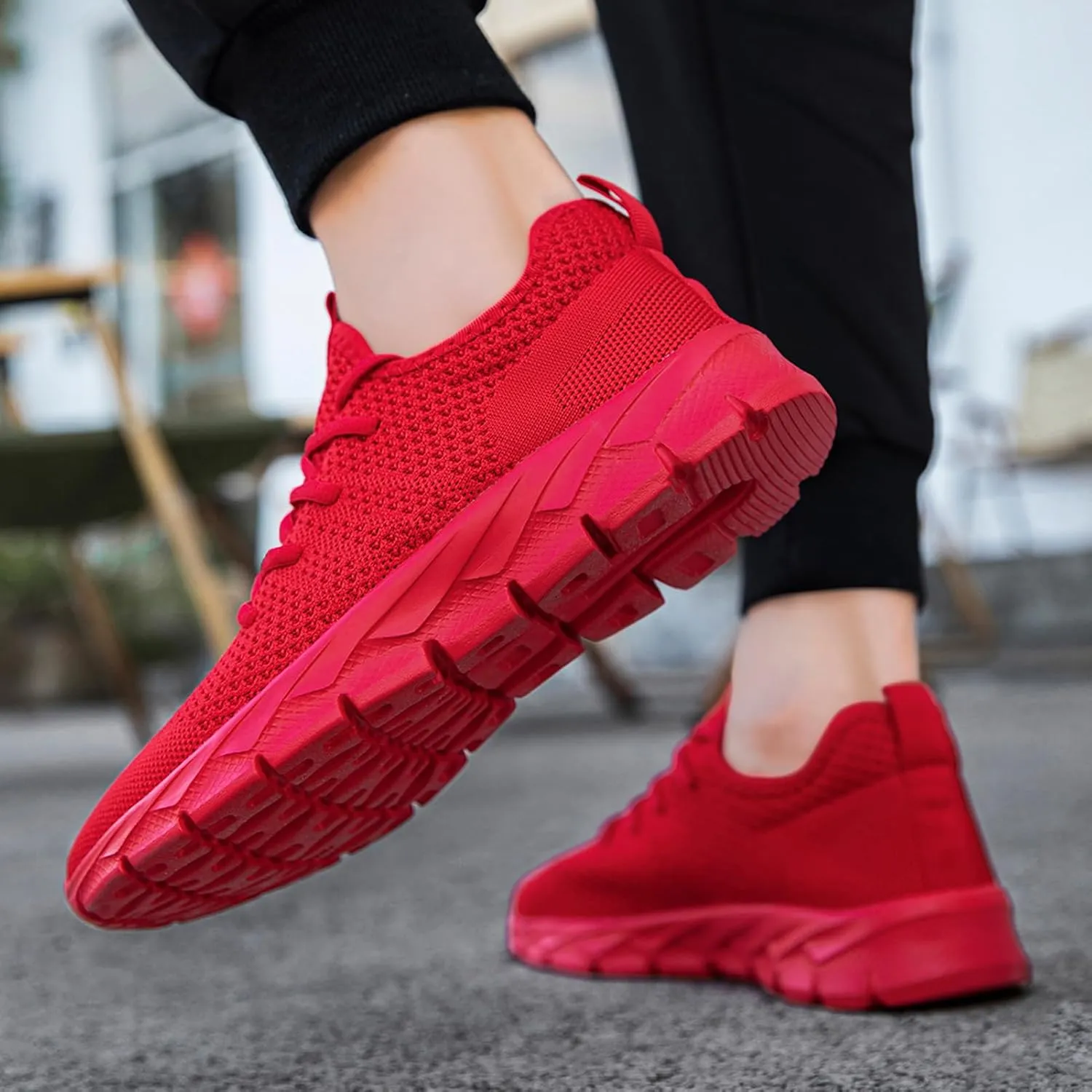 Mens Running Shoes Fashion Sneakers Tennis Walking Shoes Lightweight Athletic Gym Workout Shoes