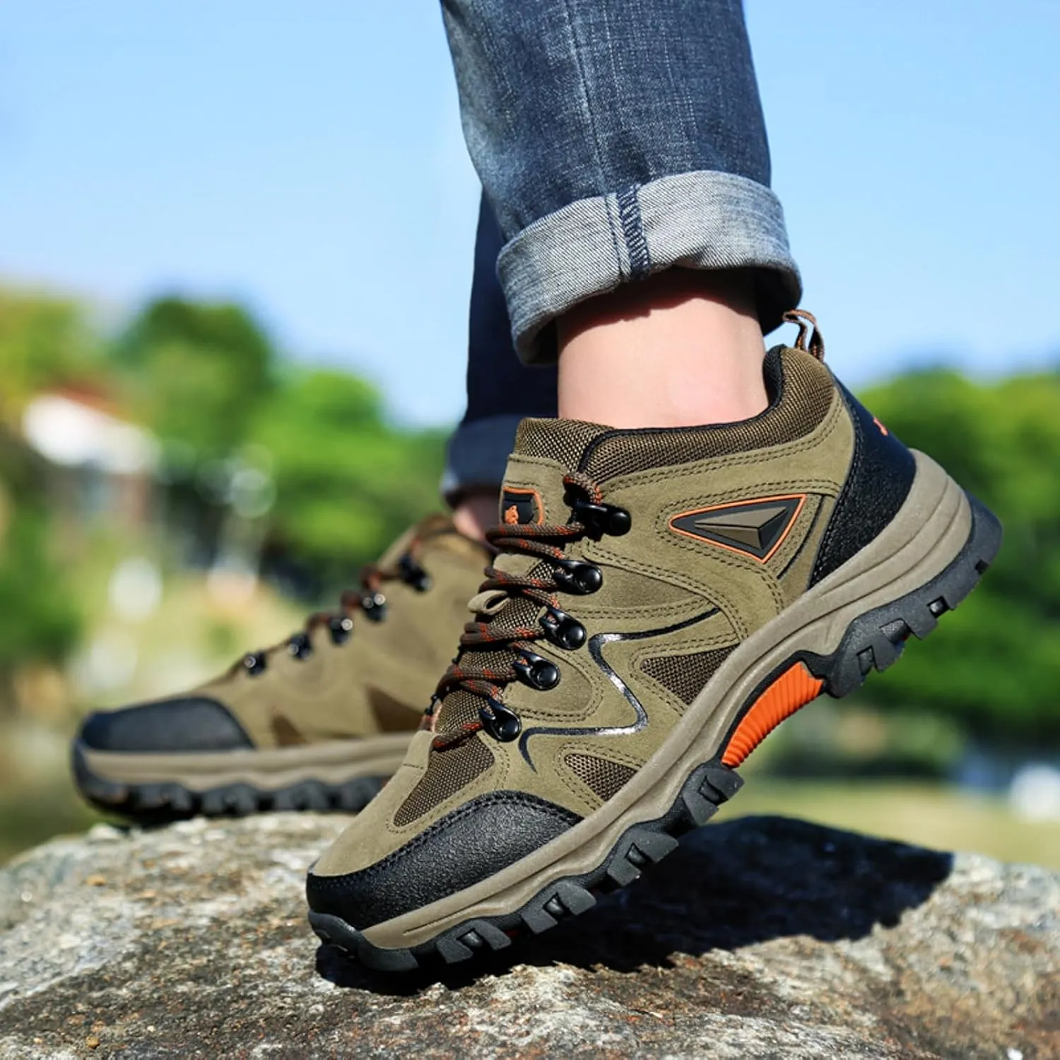 Men's Sneakers Men's Shoes Shoe for Men Slip on Shoe for Men Comfortable Running Trail Sneaker