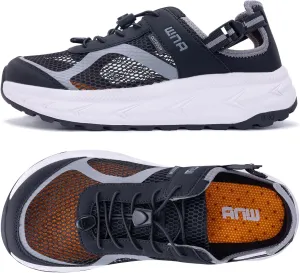 Mens Summer Hiking Sandals Closed Toe Wide Width Walking Water Shoes Comfortable Recovery Fisherman Sport Sandals