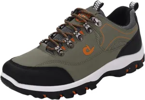 Men's Walking Shoes Waterproof Hiking Shoes Slip on Orthopedic Sneakers Outdoor Non Slip Shoes Casual Trail Shoes