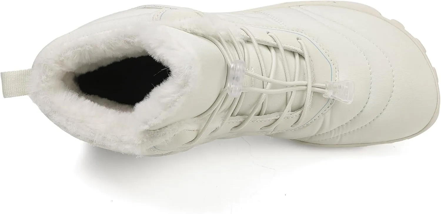 Mens Wide Shoes Toe Box Winter Cross Trainer Minimalist Anti Skid Shoes for Women Cotton Boots Sneakers Outdoor Ankle Boots Brown Black Green White