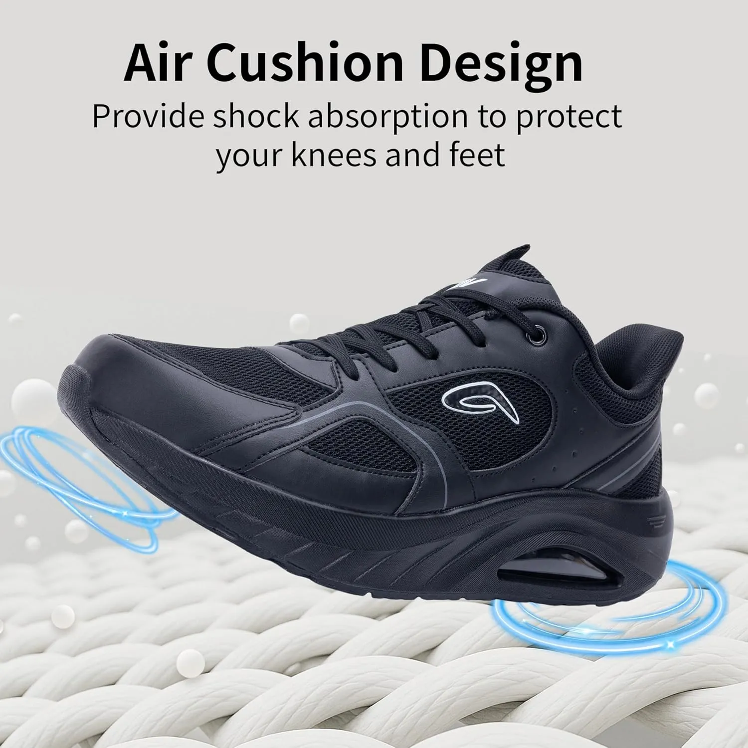 Mens Wide Toe Box Walking Shoes Arch Support Orthotic Tennis Running Sneakers for Plantar Fasciitis Relief US 8-13