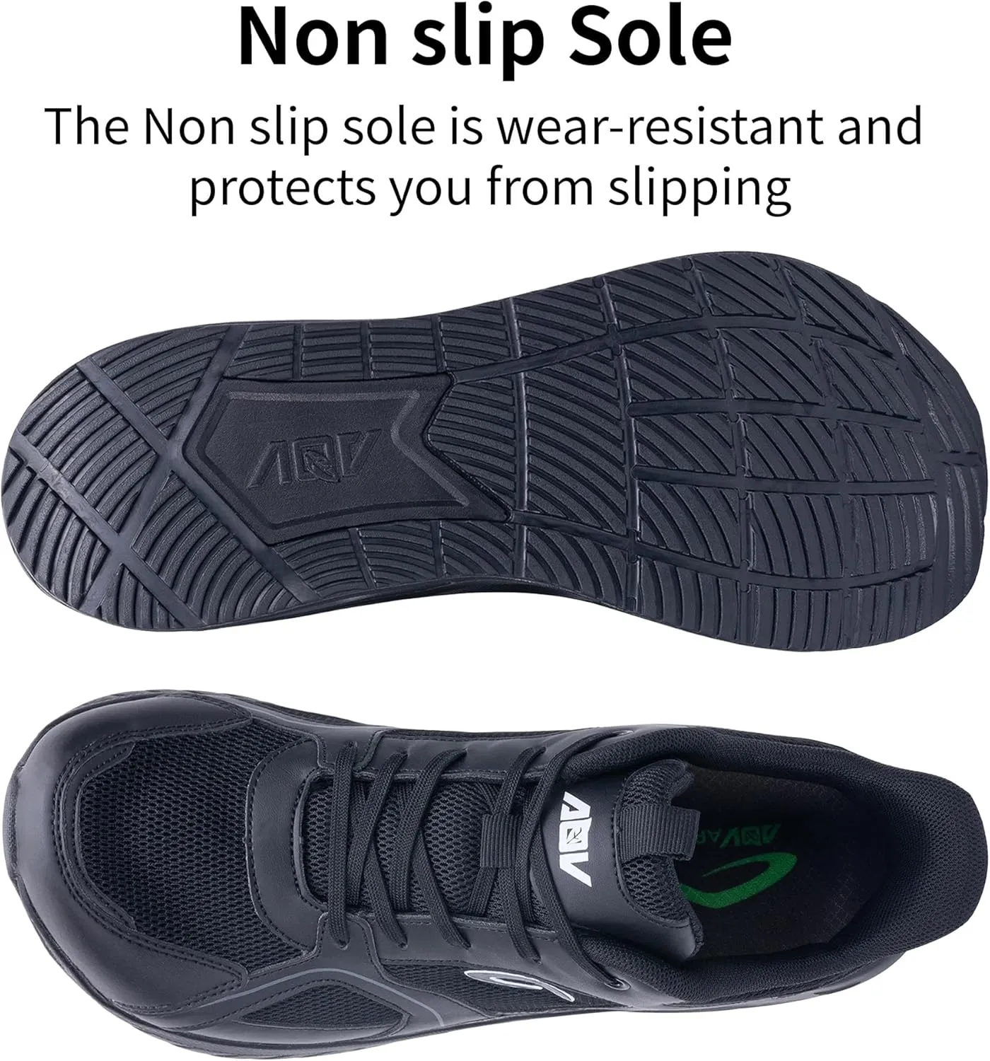 Mens Wide Toe Box Walking Shoes Arch Support Orthotic Tennis Running Sneakers for Plantar Fasciitis Relief US 8-13