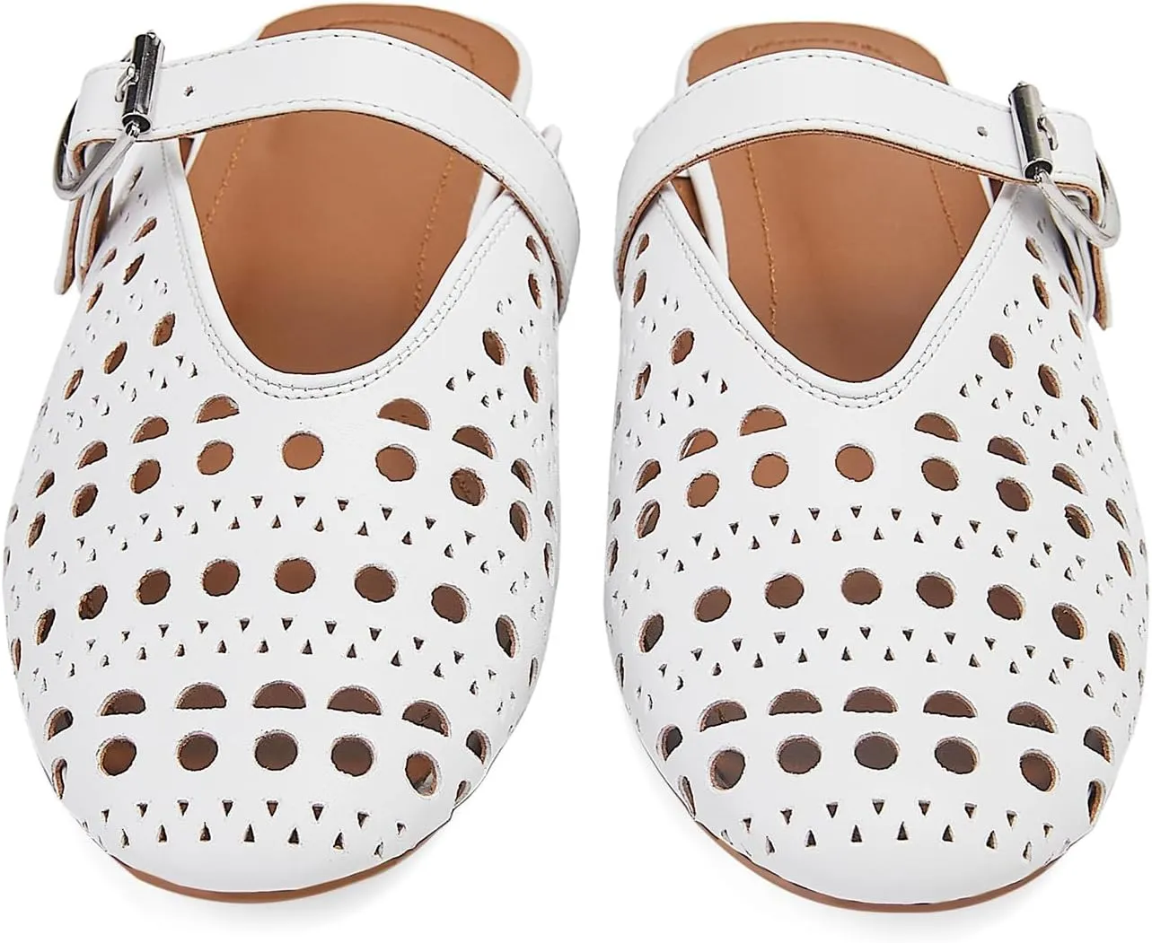 Mesh Flats Mules Sandals for Women,Women's Closed Toe Hollowing Fishnet Flat Sandals with Adjustable Ankle Strap Summer Dressy Sandals Low Heel Flats Ultra Comfortable Slip on Casual Shoes