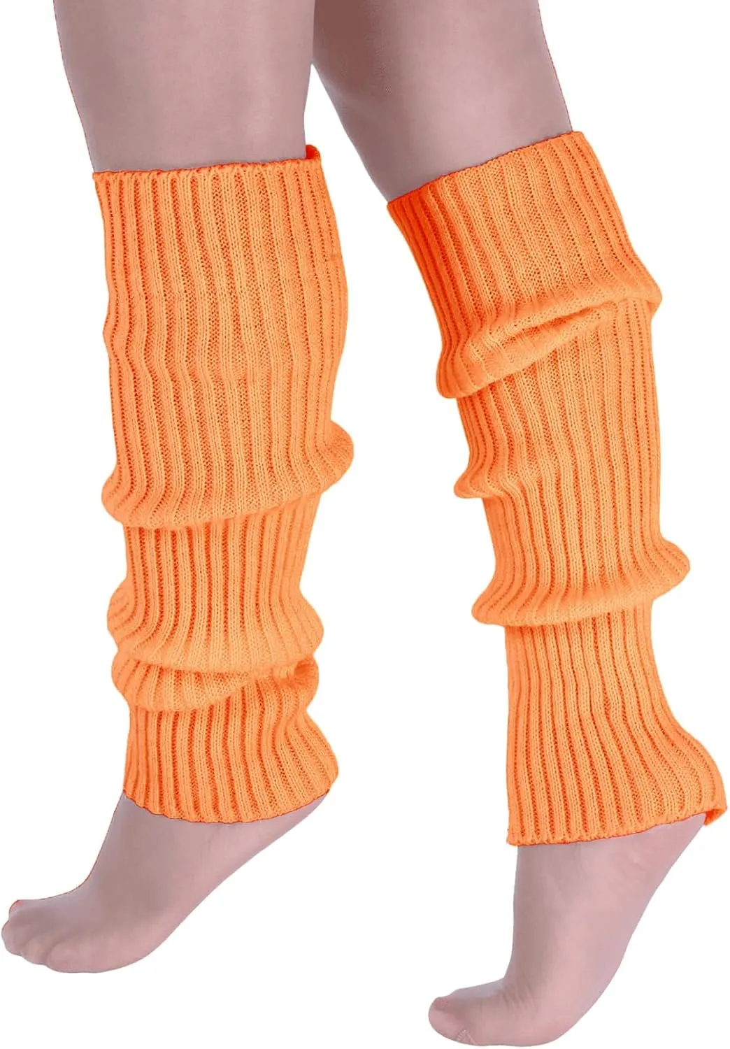 Milumia Women's Ribbed Knit Leg Warmers Y2K 80s Boot Long Socks