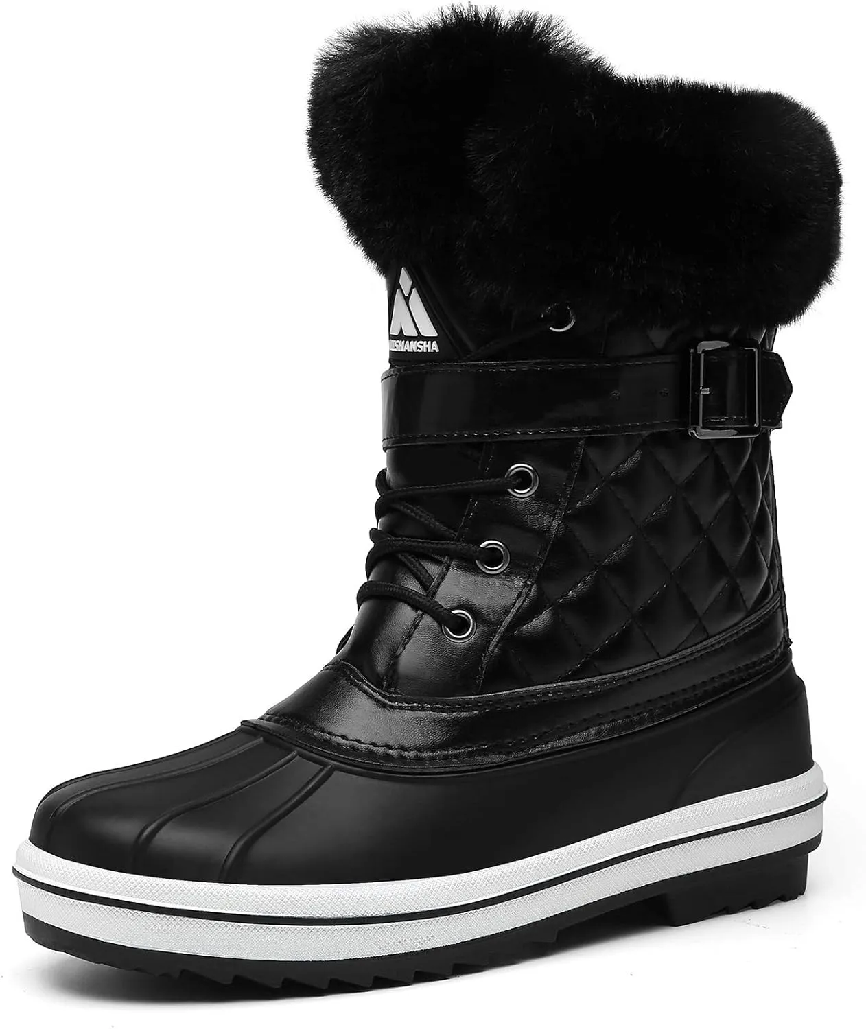 Mishansha Snow Boots for Women Mid-Calf Waterproof Winter Boot