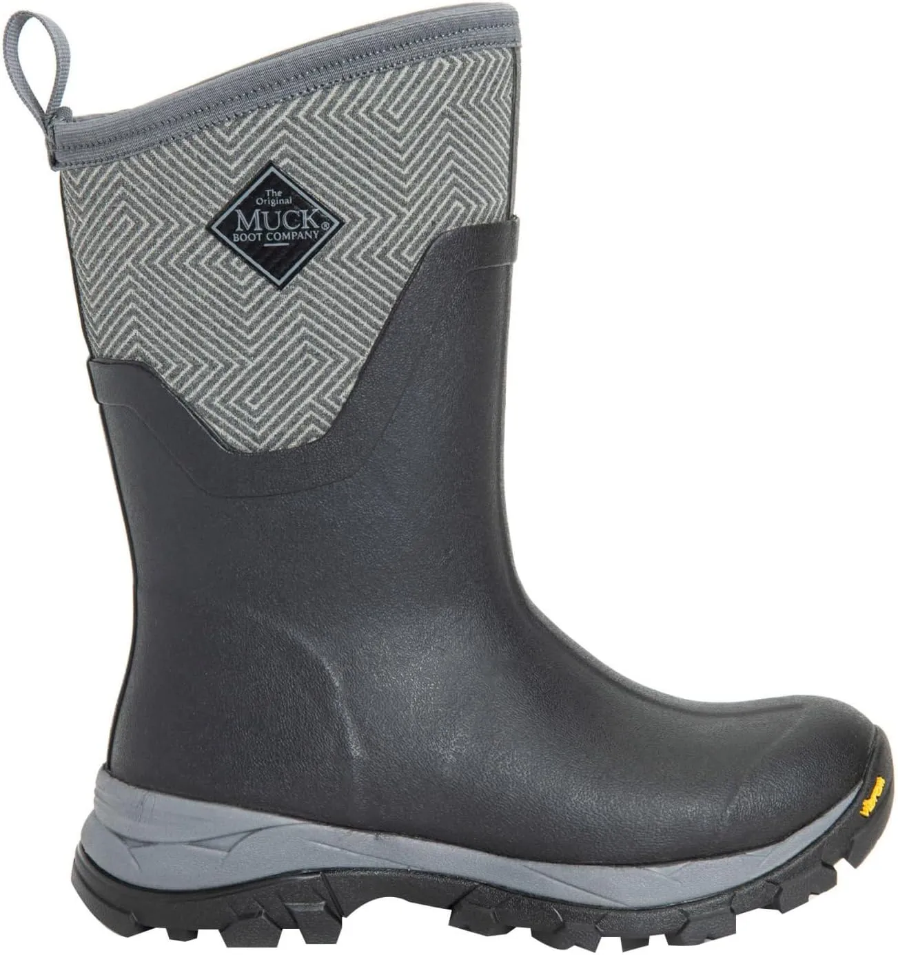 MUCK Women's Arctic Ice Agat Waterproof Lightweight Warm Mid Rubber Rain Boots