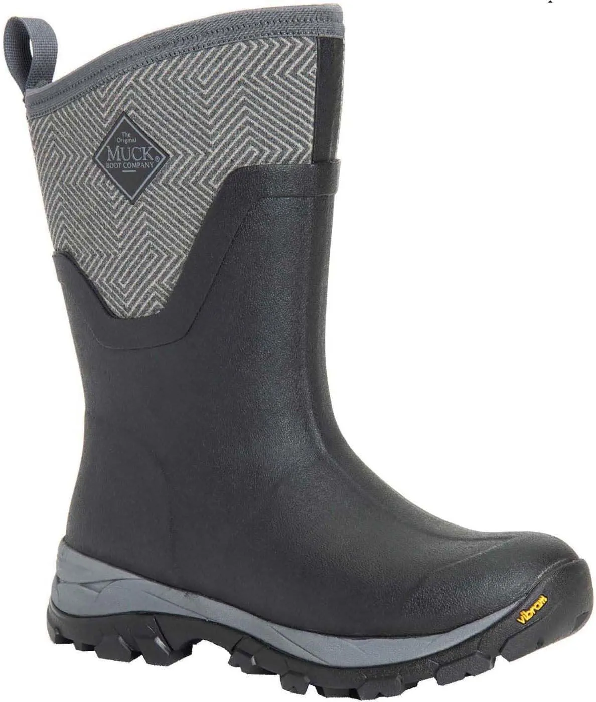 MUCK Women's Arctic Ice Agat Waterproof Lightweight Warm Mid Rubber Rain Boots