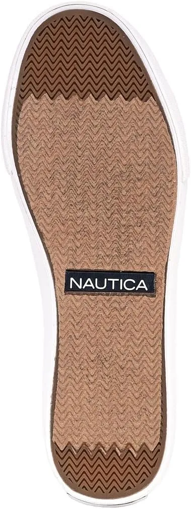 Nautica Women's Fashion Court Sneakers - Lace-Up Casual Tennis Shoes for Ladies