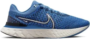 Nike Mens React Infinity Run Flyknit 3 Sneakers Dutch Blue/Phantom Black Size 8