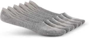 No Show 6 Pairs Low Cut Invisible Rayon from Bamboo Socks for Women and Men with Anti Slip Silicone Grip