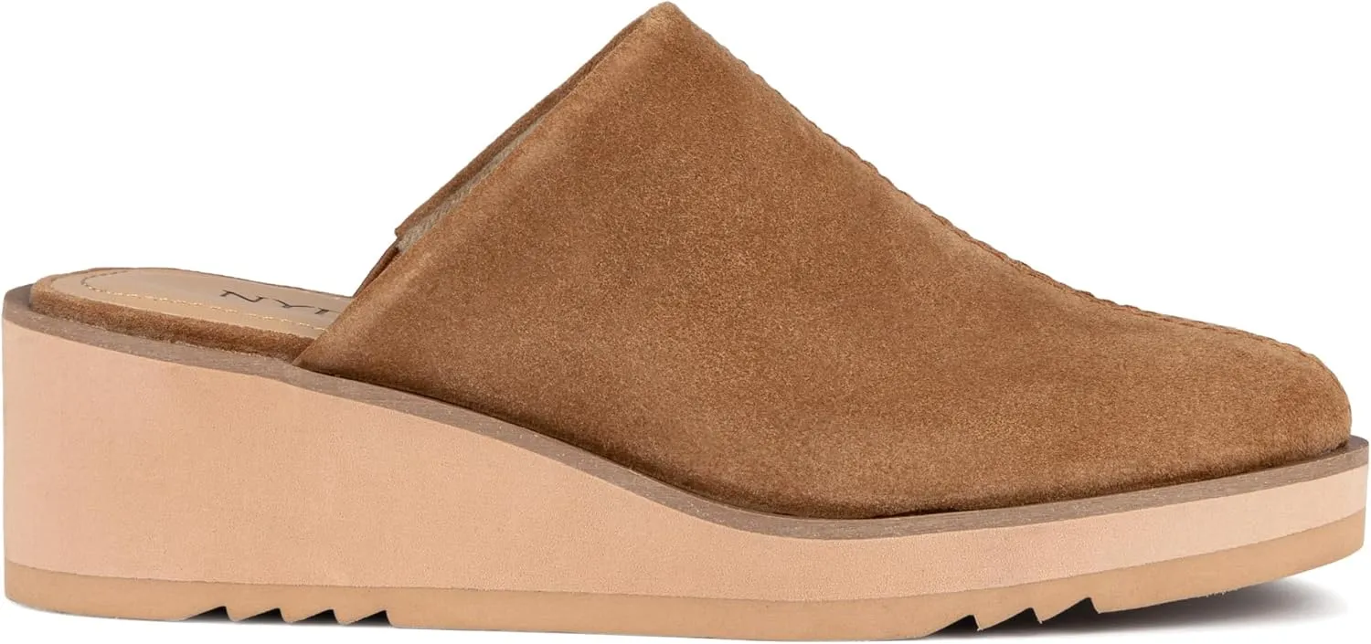 NYDJ Women's Edmond Loafer, Wedge, Mule
