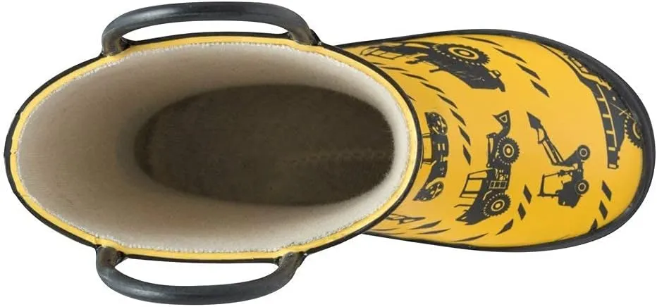 OAKI Toddler Rain Boots - Perfect Kids Rain Boots for Any Weather - Durable Rubber Baby Rain Boots Keep Little Feet Dry, Lightweight Waterproof with Easy-on Handle