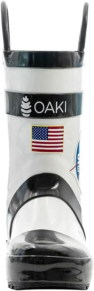 OAKI Toddler Rain Boots - Perfect Kids Rain Boots for Any Weather - Durable Rubber Baby Rain Boots Keep Little Feet Dry, Lightweight Waterproof with Easy-on Handle