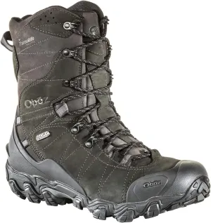 Oboz Bridger 10" Insulated B-DRY Hiking Boots - Men's Carbon Black 11