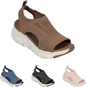 Orthopedic Sandals for Women Summer Dressy Arch Support Wide Fit Plantar Fasciitis Lightweight Comfortable Walking Outdoor Active Tennis Shoes Soft Mat Diabetic Sandals