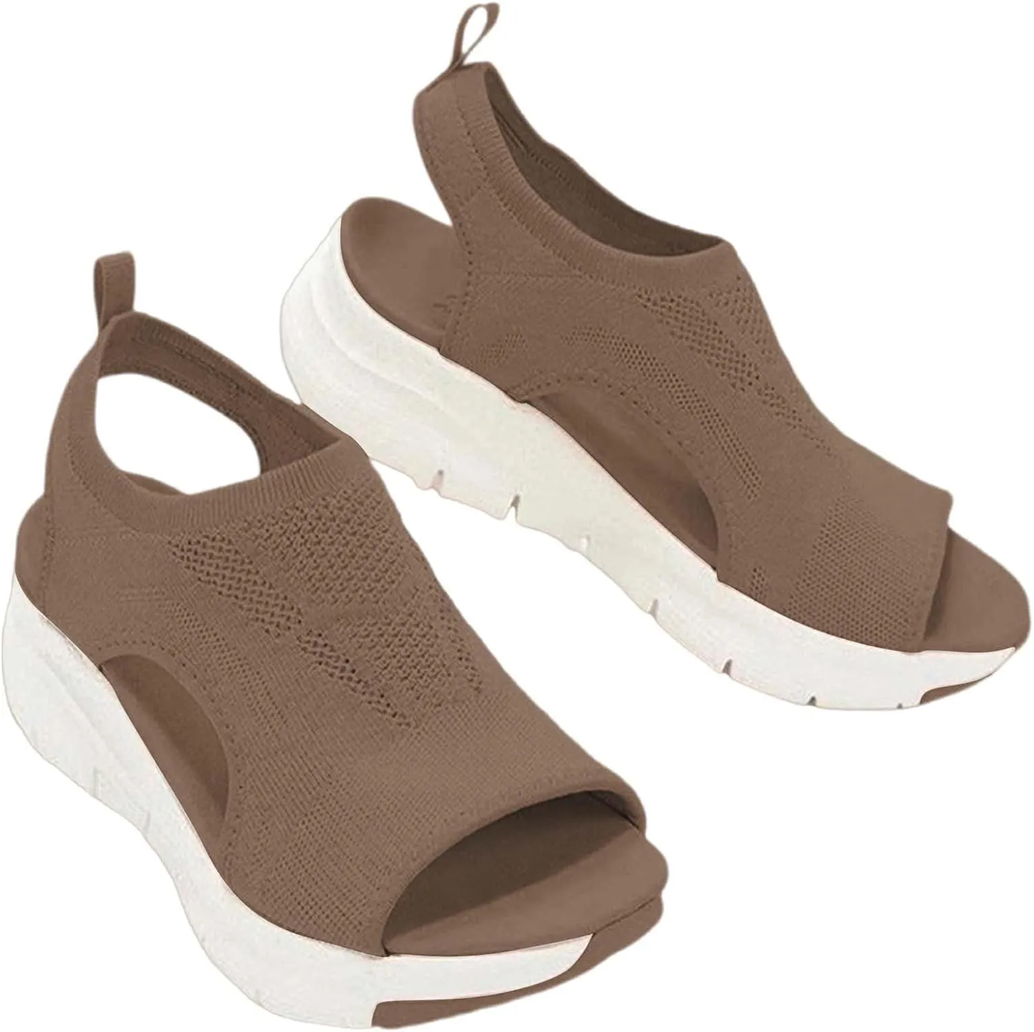 Orthopedic Sandals for Women Summer Dressy Arch Support Wide Fit Plantar Fasciitis Lightweight Comfortable Walking Outdoor Active Tennis Shoes Soft Mat Diabetic Sandals