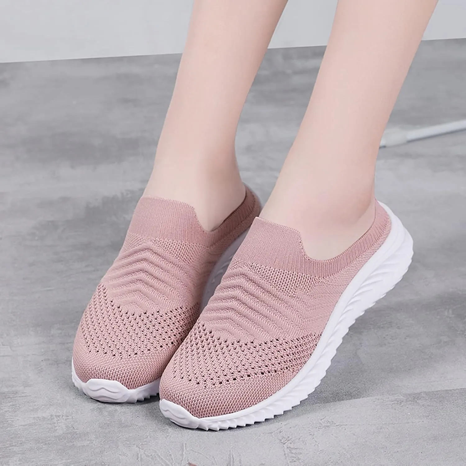 Orthopedic Slip On Shoes for Foot Pain Relief Womens Walking Sneakers with Arch Support Comfortable Casual Loafers Plantar Fasciitis Diabetic Feet