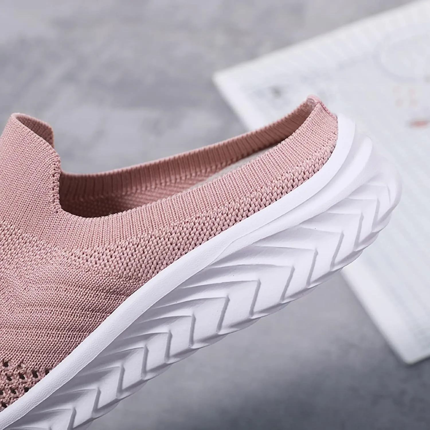 Orthopedic Slip On Shoes for Foot Pain Relief Womens Walking Sneakers with Arch Support Comfortable Casual Loafers Plantar Fasciitis Diabetic Feet