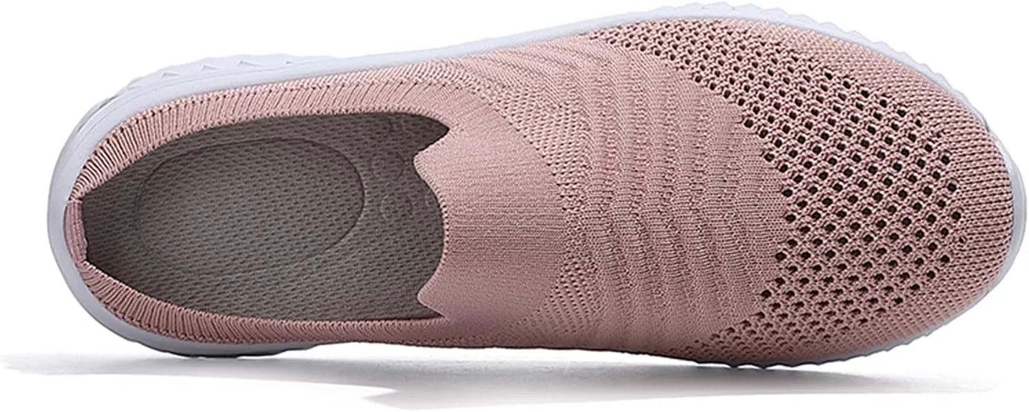 Orthopedic Slip On Shoes for Foot Pain Relief Womens Walking Sneakers with Arch Support Comfortable Casual Loafers Plantar Fasciitis Diabetic Feet