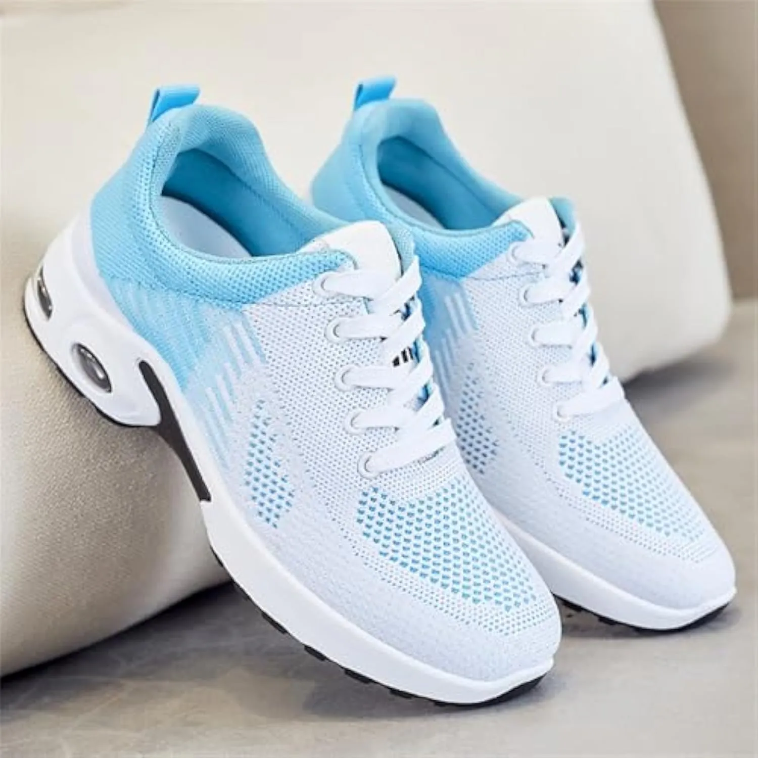 Orthopedic Sneakers for Women, Shoeses for Women Wide Width Toe Box Shoes,Comfortable Orthopedic Shoeses Mesh Casual Breathable Knit Air Cushion Shoes
