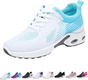 Orthopedic Sneakers for Women, Shoeses for Women Wide Width Toe Box Shoes,Comfortable Orthopedic Shoeses Mesh Casual Breathable Knit Air Cushion Shoes