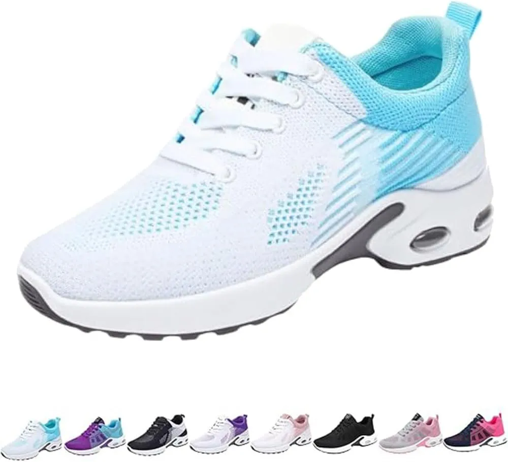 Orthopedic Sneakers for Women, Shoeses for Women Wide Width Toe Box Shoes,Comfortable Orthopedic Shoeses Mesh Casual Breathable Knit Air Cushion Shoes