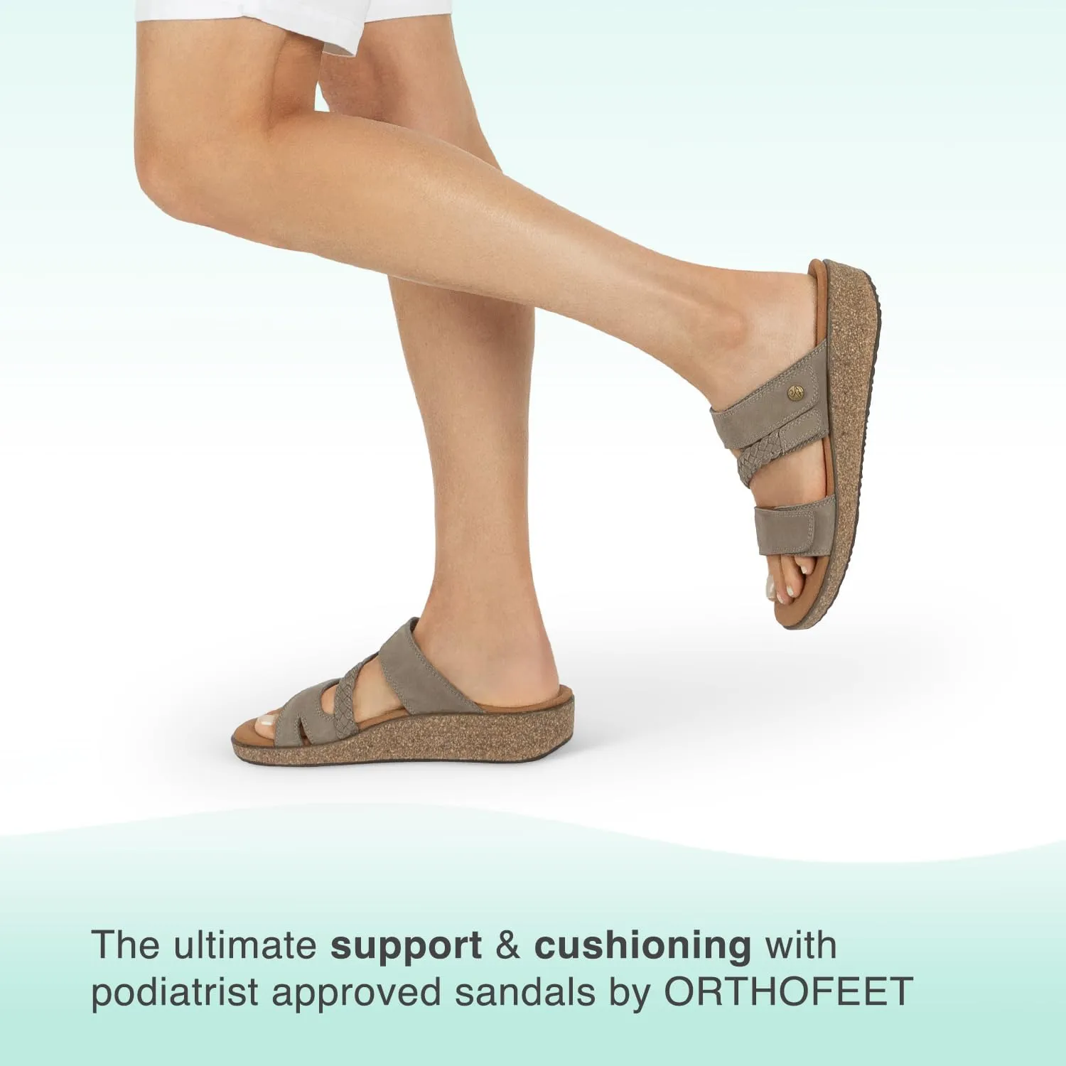 Orthopedic Women's Orthopedic Leather Carrie Sandals