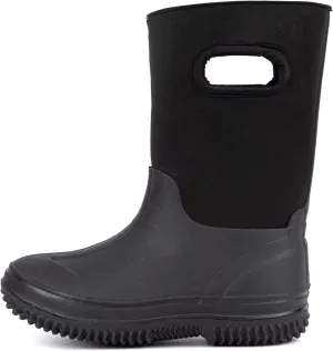 Outee Toddler Kids Warm Waterproof Neoprene Rain Boots
