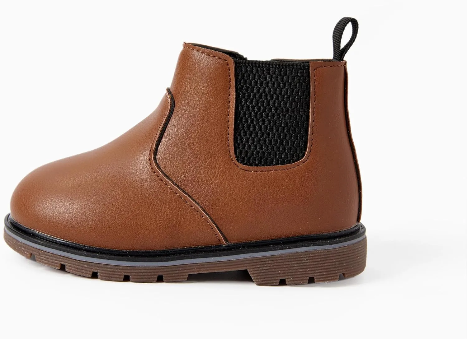 PATPAT Boys Girls Chelsea Boots Waterproof Kids Cowboy Boots Toddler Boots With Side Zipper for Toddler/Little Kid/Big Kid