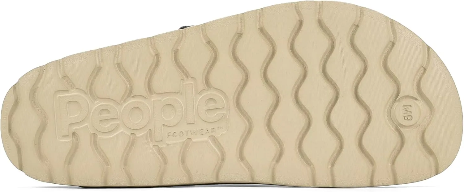 People Footwear Rubber Sandals for Women and Men, EVA Sandals, Double Buckle Slides with Two-band Slides - Perfect Summer Shoes for Comfort and Style