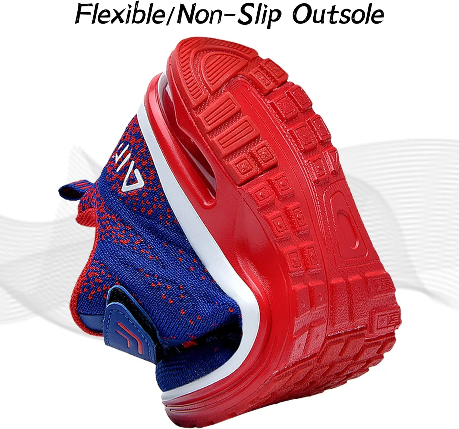 PERSOUL Air Shoes for Boys Girls Kids Children Tennis Sports Athletic Gym Running Sneakers