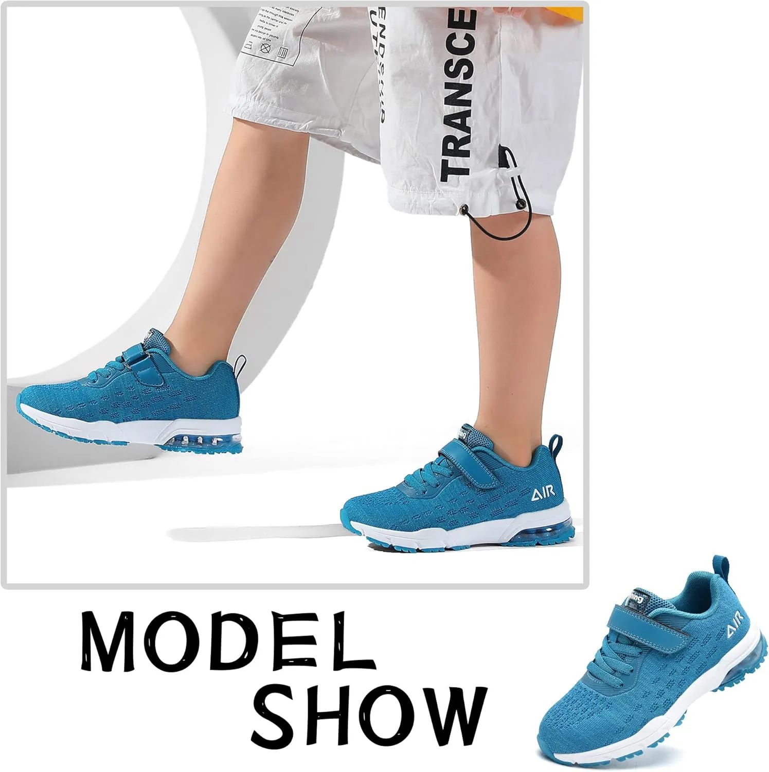 PERSOUL Air Shoes for Boys Girls Kids Children Tennis Sports Athletic Gym Running Sneakers