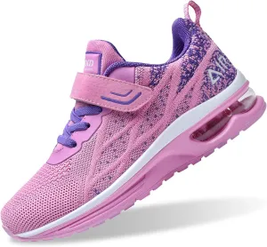 PERSOUL Air Shoes for Boys Girls Kids Children Tennis Sports Athletic Gym Running Sneakers