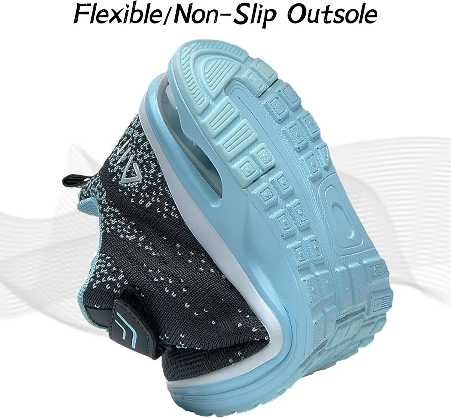 PERSOUL Air Shoes for Boys Girls Kids Children Tennis Sports Athletic Gym Running Sneakers