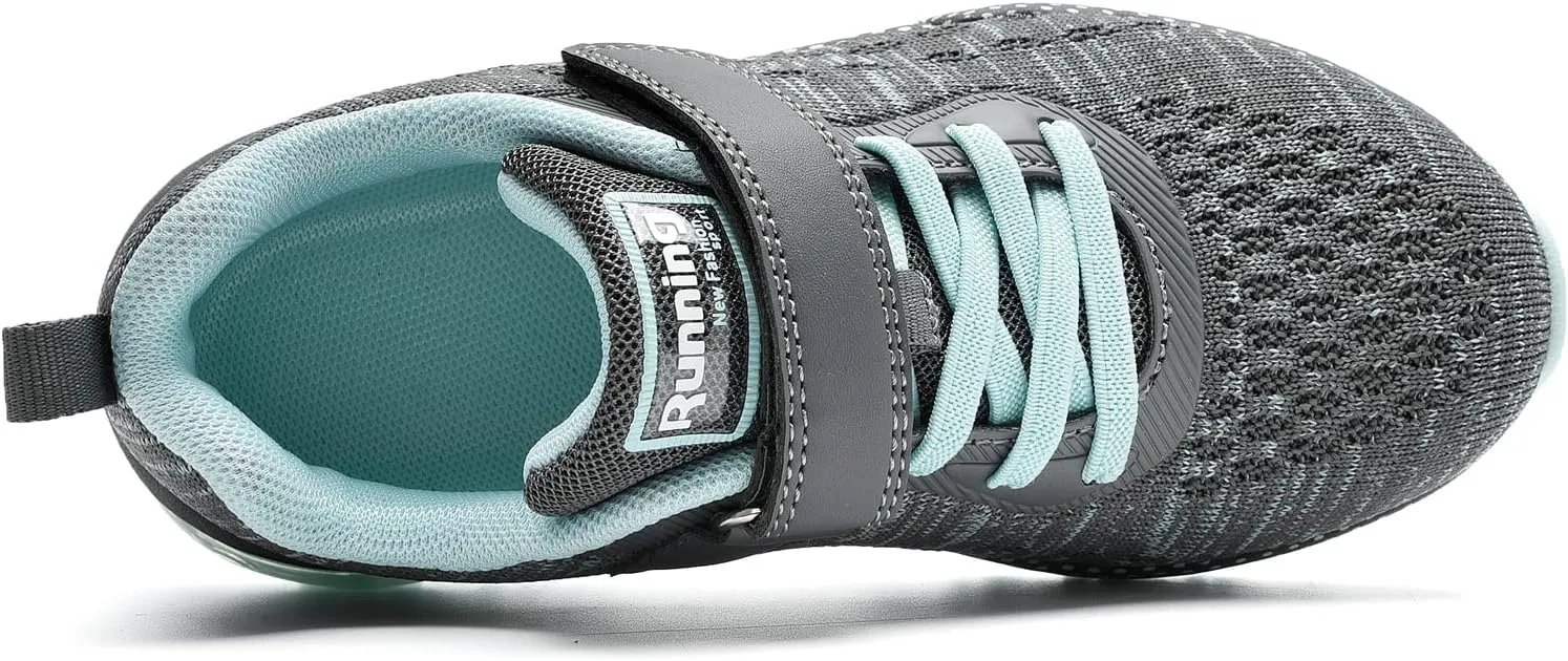 PERSOUL Air Shoes for Boys Girls Kids Children Tennis Sports Athletic Gym Running Sneakers
