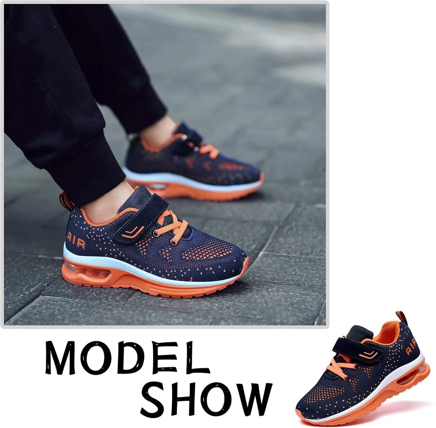 PERSOUL Kids Shoes for Boys Girls Children Tennis Sports Athletic School Running Sneakers