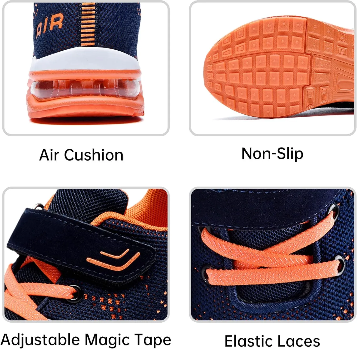 PERSOUL Kids Shoes for Boys Girls Children Tennis Sports Athletic School Running Sneakers