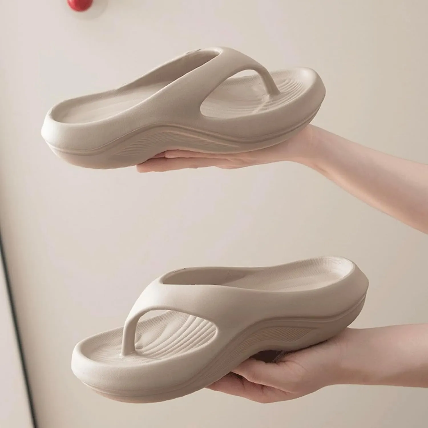 Pillow Arch Support Flip Flops,Orthopedic Pillow Arch Thong Sandals,Non-slip Comfort Lightweight,For Women Arch, Lightweight, Cushioning, Shock-Absorbing