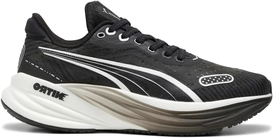 PUMA Womens Magnify Nitro 2 Tech Running Sneakers Shoes - Black - Size 8 M