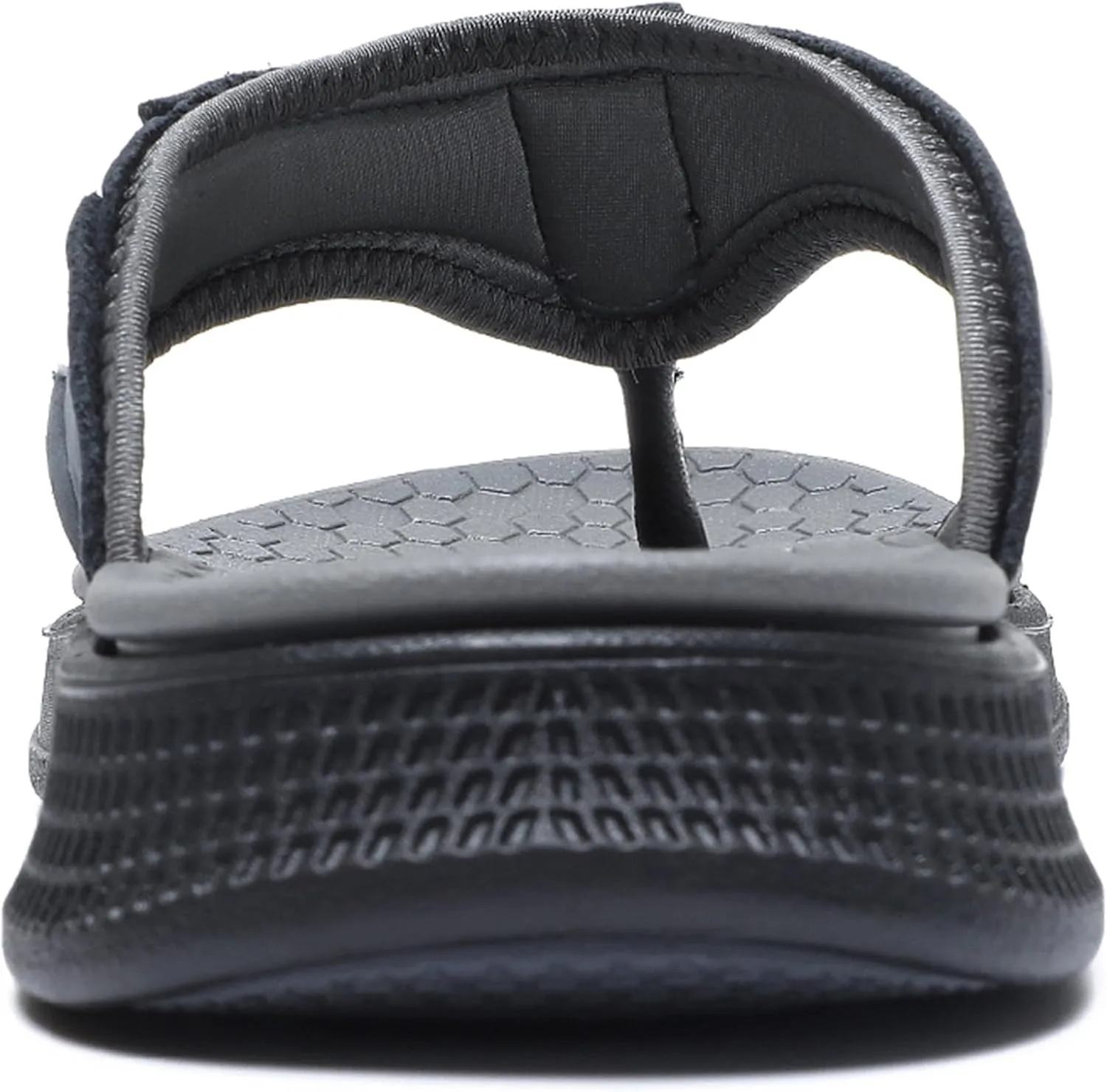Quickshark Mens Flip Flops Leather Thong Sandals Arch Support Beach Slippers