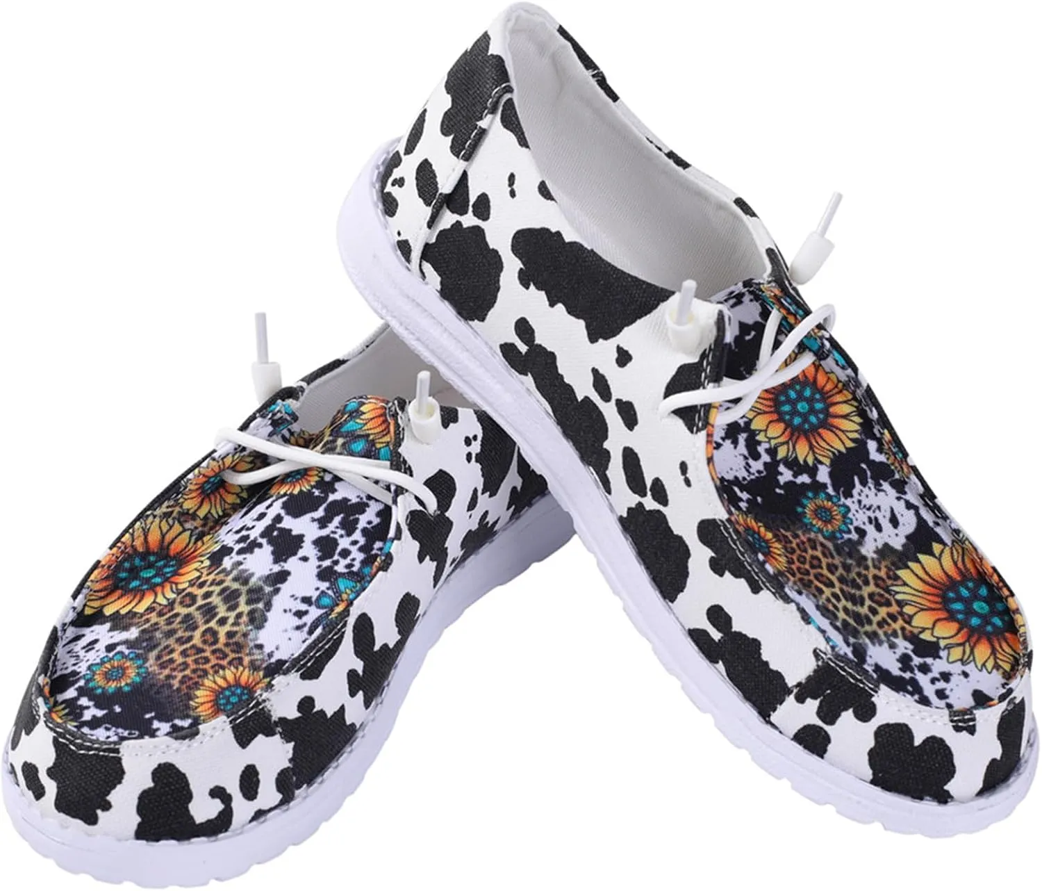RACHAPE Womens Shoes Sneakers Boho Blanket Shoes Multiple Colors Women's Lace Up Loafers | Comfortable & Light-Weight