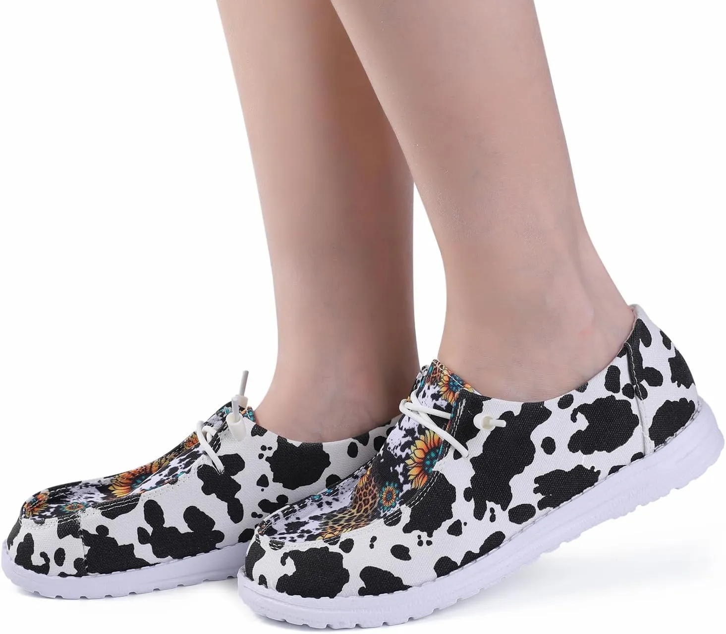 RACHAPE Womens Shoes Sneakers Boho Blanket Shoes Multiple Colors Women's Lace Up Loafers | Comfortable & Light-Weight